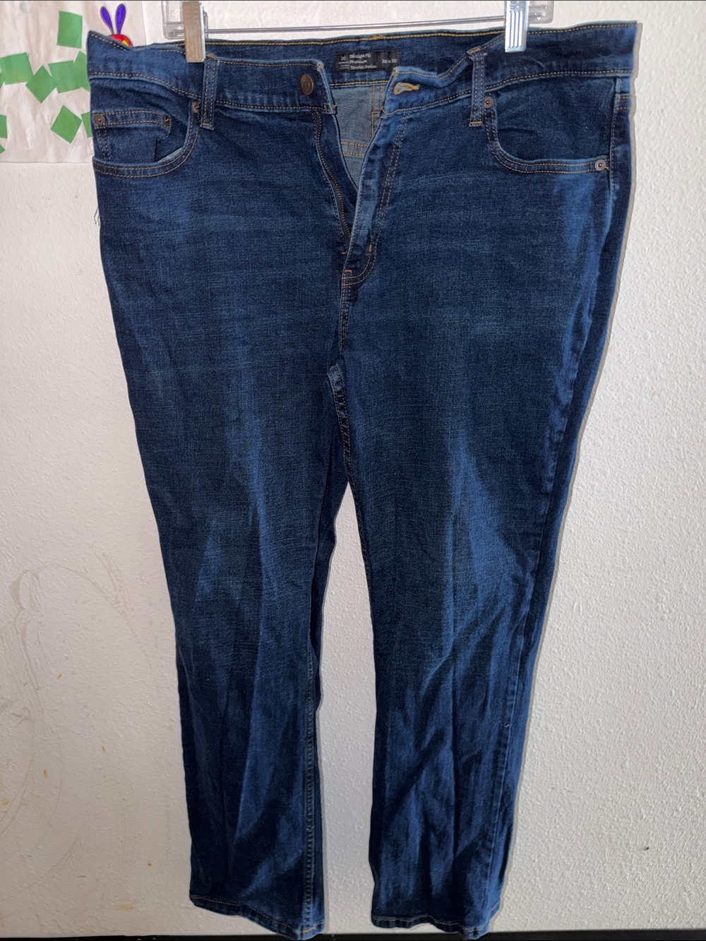 Members mark straight fit men’s jeans